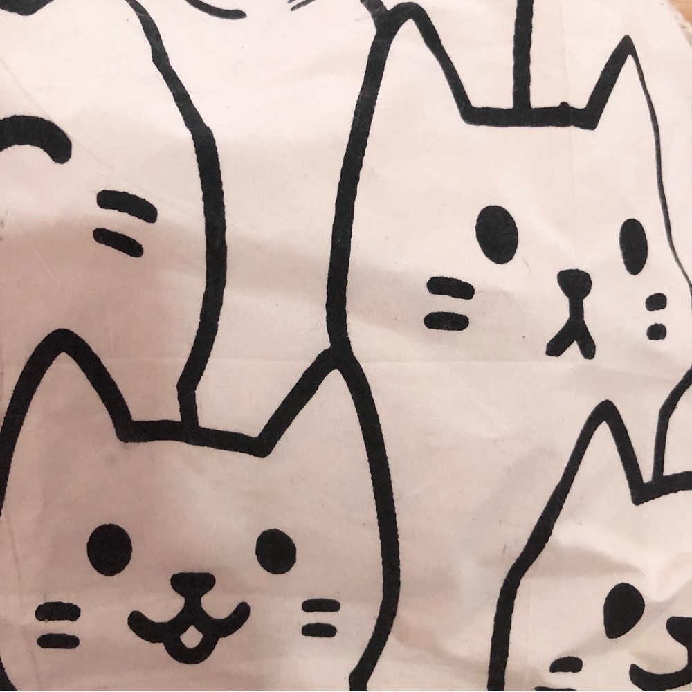 Cat Print Drawstring Backpack - image 2